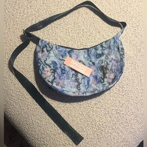 NWT Baggu x Collina Strada Medium Crescent - Blue Thorns